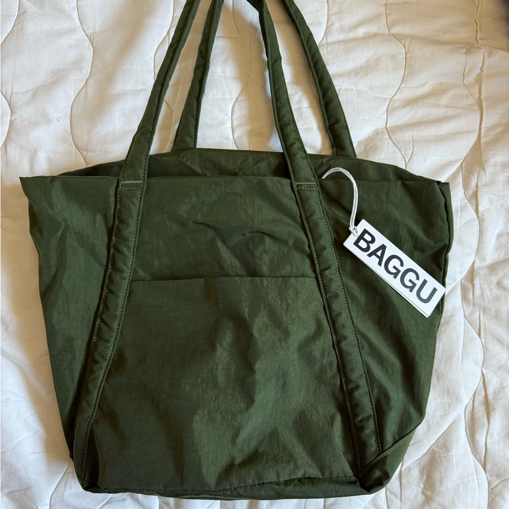 Baggu Green Cloud Tote Bag. NWT